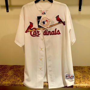 Majestic St Louis Cardinals Mens XL jersey - Hall of Famer Jim Edmonds #15 - NWT